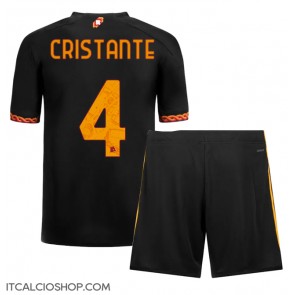 AS Roma Bryan Cristante #4 Terza Maglia Bambino 2023-24 Manica Corta (+ Pantaloni corti)